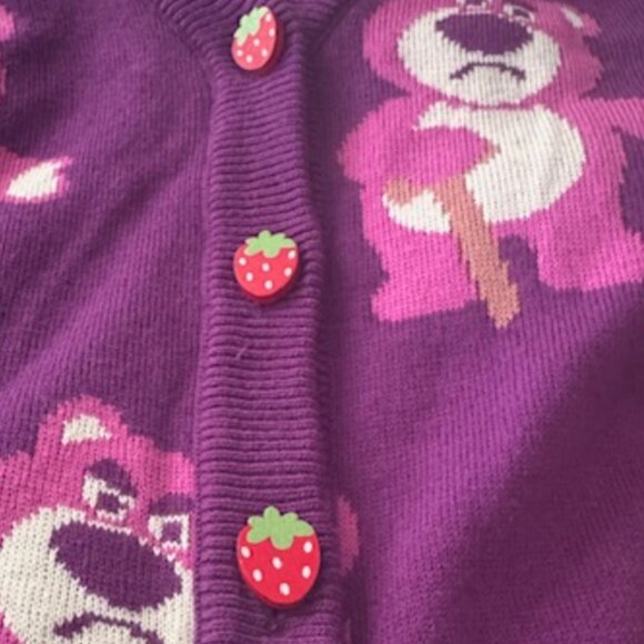 Disney Pixar Tou Story Lotso Cardigan - Picture 8 of 9